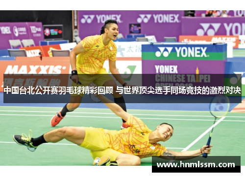 中国台北公开赛羽毛球精彩回顾 与世界顶尖选手同场竞技的激烈对决